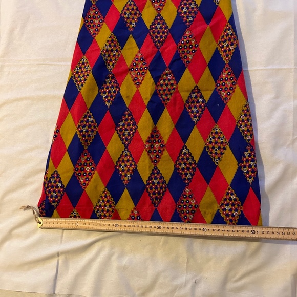 Handmade Vintage Halter Neck Empire Waist Dress 1970's - Picture 10 of 11